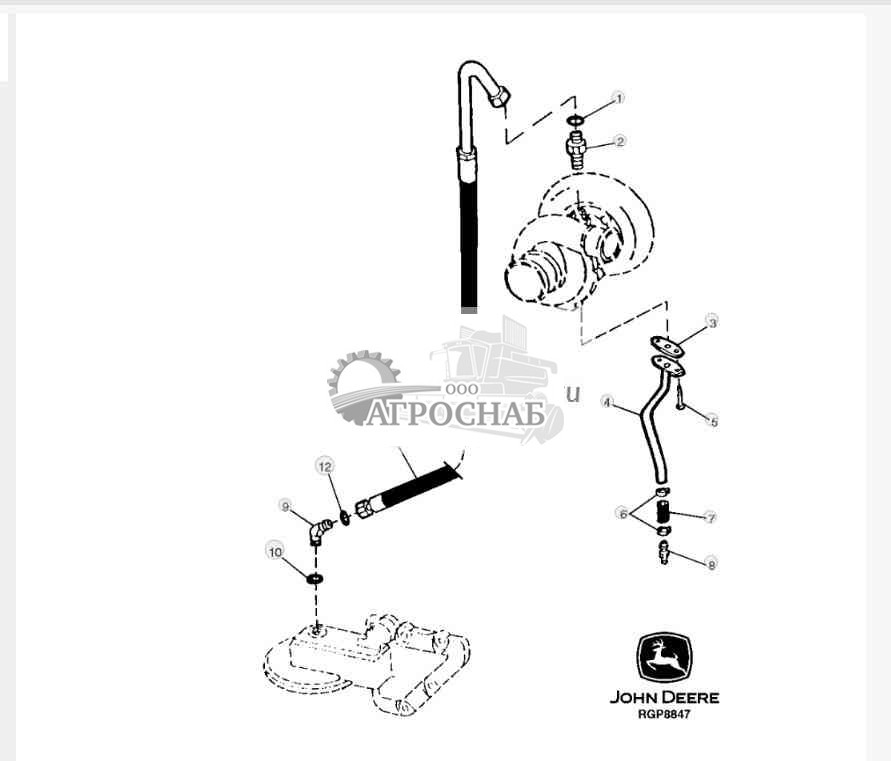 Turbocharger Oil Lines and Fittings (215285 